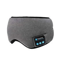 Load image into Gallery viewer, Bluetooth Sleep Mask with Wireless Music, Built-in Headphones, Speakers &amp; Microphone
