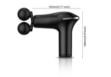 Load image into Gallery viewer, Fascia Gun Muscle Massage gun double head Deep Tissue Muscle Handheld Percussion Massager for Body Back And Neck Pain Relief
