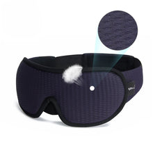 Load image into Gallery viewer, 3D Contoured Sleep Mask - Ultra-Soft, Breathable Eyeshade for Complete Light Blockage
