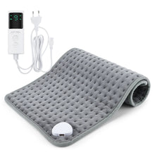 Load image into Gallery viewer, Electric Heating Pad Massager - Adjustable 9-Gear Temperature, 4-Timer Settings - Soft Micro-Plush Therapy Pad for Back, Abdomen, Legs, and Hands -  Winter Warmth for Home and Office Blanket Thermal Massage Pad
