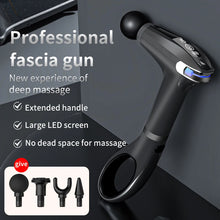 Load image into Gallery viewer, Professional Extended-Handle Massage Gun – Electric Deep Tissue Muscle Massager for Body, Back, Neck, and Pain Relief
