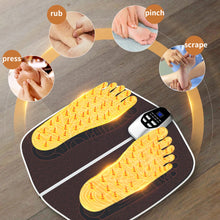 Load image into Gallery viewer, EMS Foot Massager Pad - USB Rechargeable Electric Microcurrent Pulse Foot Therapy Mat for Pain Relief, Muscle Stimulation, and Circulation Boost
