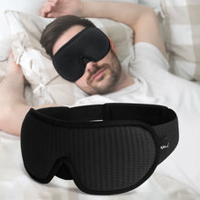 Load image into Gallery viewer, 3D Contoured Sleep Mask - Ultra-Soft, Breathable Eyeshade for Complete Light Blockage
