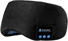 Load image into Gallery viewer, Bluetooth Sleep Mask with Wireless Music, Built-in Headphones, Speakers &amp; Microphone
